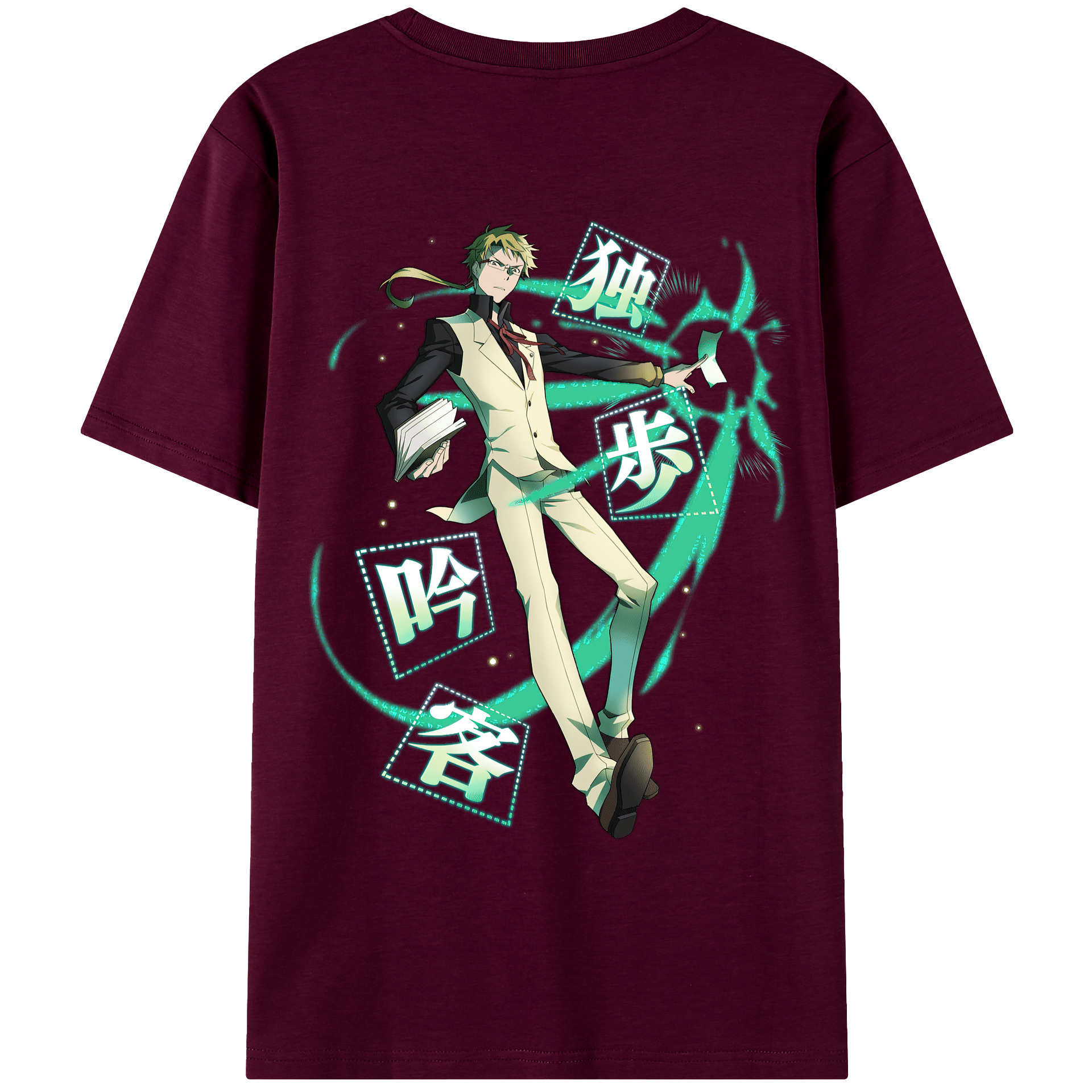 （画像用） 文豪ストレイドッグス Bungo Stray Dogs レディース半袖Tシャツ(バックプリント)